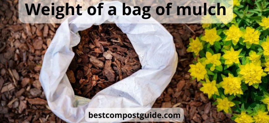Weight of a bag of mulch: super helpful guide & calculation